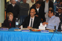 بالصور: المحامي عبد الكريم الزبارقة يشارك لأول مرة في جلسة لبلدية اللد